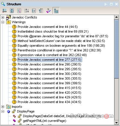 jbuilder 2005代码审查功能体验(图四)