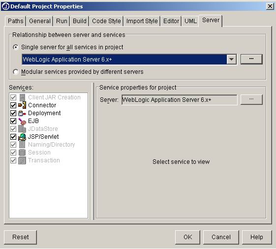jbuilder 7 weblogic 6.x 详细配置(2)(图十五)