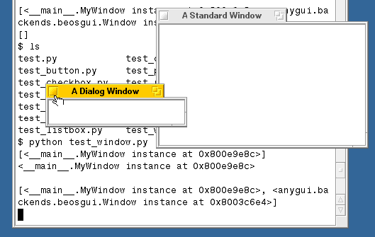 python anygui ��ĿԤ����ͼ����