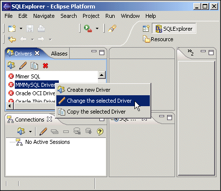 eclipse3.0配置sqlexplorer访问数据库