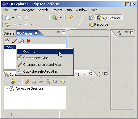 eclipse3.0配置sqlexplorer访问数据库