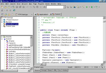 jbuilder 9.0 打造“完美”ftp（图一）