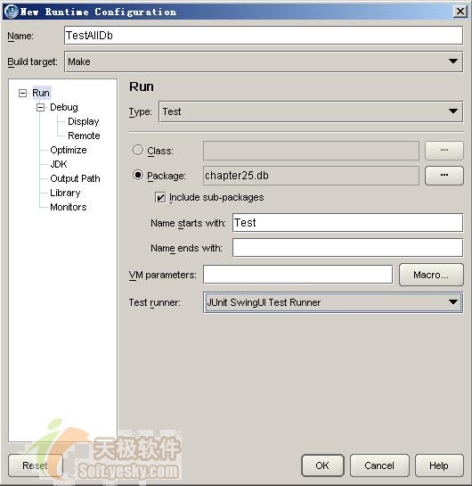 jbuilder2005单元测试体验之测试配置（图三）