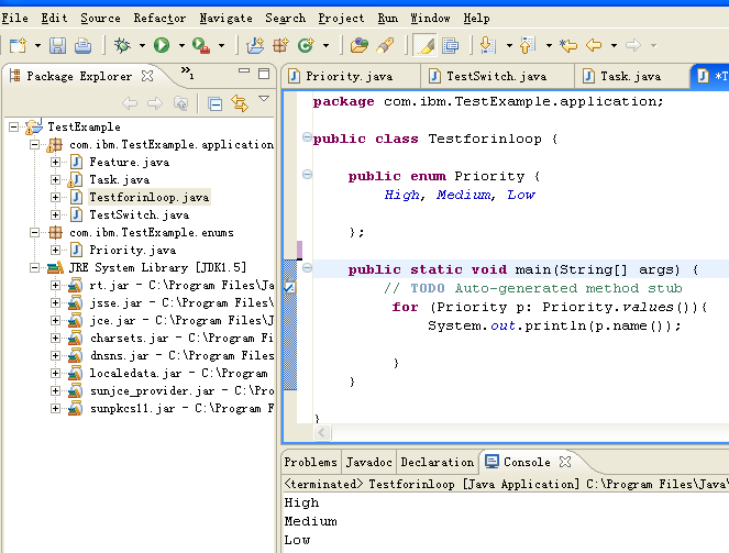 eclipse3.1中体验j2se 5.0之枚举类型（图六）