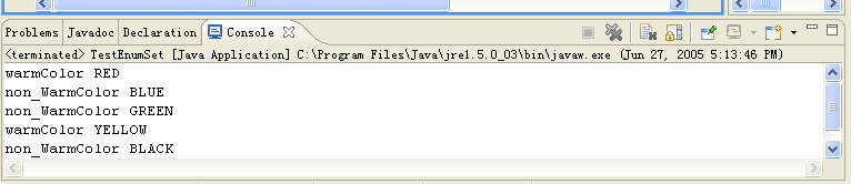 eclipse3.1中体验j2se 5.0之枚举类型（图八）