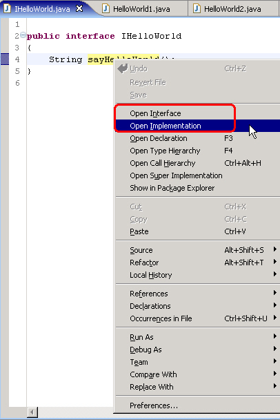 eclipse插件编程之implementors（图三）