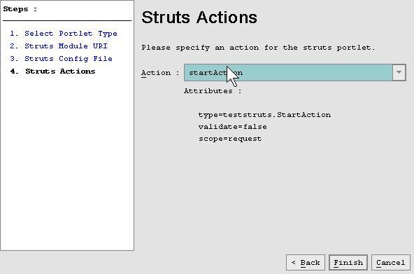 在weblogic portal里加入struts的应用程序主要步骤（图八）