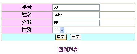 基础应用:java web三层架构程序实例(组图)（图六）