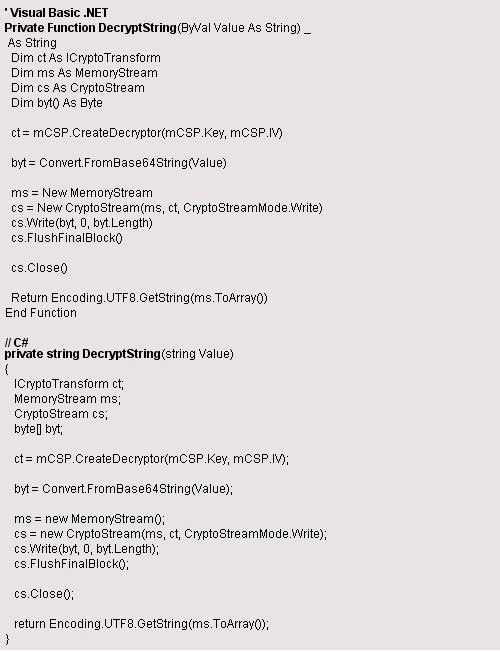 microsoft .net 中的简化加密(2)（图）（图七）