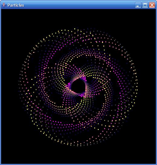 分享用java3d做的3d粒子特效（图一）