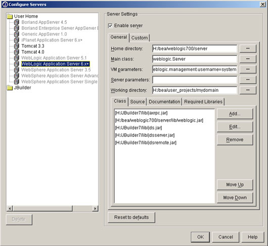 jbuilder7+weblogic7.0的配置和ejb开发（图二）