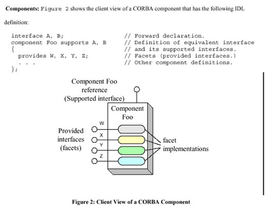 初步了解 corba 的模块模型概况（图二）