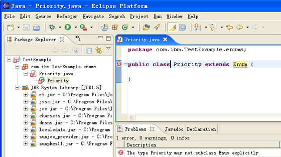在eclipse 3.1体验j2se 5.0新特性一（图三）