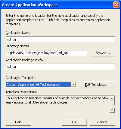 jdeveloper 10g 预览版中使用 jstl sql（图一）