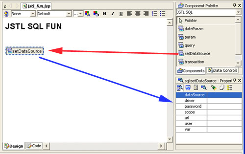 jdeveloper 10g 预览版中使用 jstl sql（图四）
