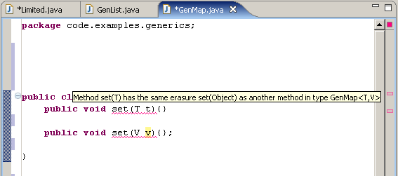 在eclipse 3.1中体验j2se 5.0的新特性:第三部分：范型（图五）