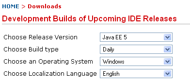 使用netbeans开发java ee 5 